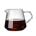 Hot Sale Glass Coffee Server Pour Out Coffee Decanter 400ML 650ML Transparent Glass Coffee Pot