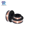 TKweld 15kg Plastic Spool High Tensile Strength CO2 MIG AWS Copper Welding Wire ER70S-6 for Carbon Steel High Feedability