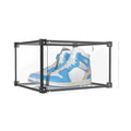 Factory Direct Supply Fashion Sneakers Side Open Plastic Giant Under Bed Door Shoe Box Storage Organizer
