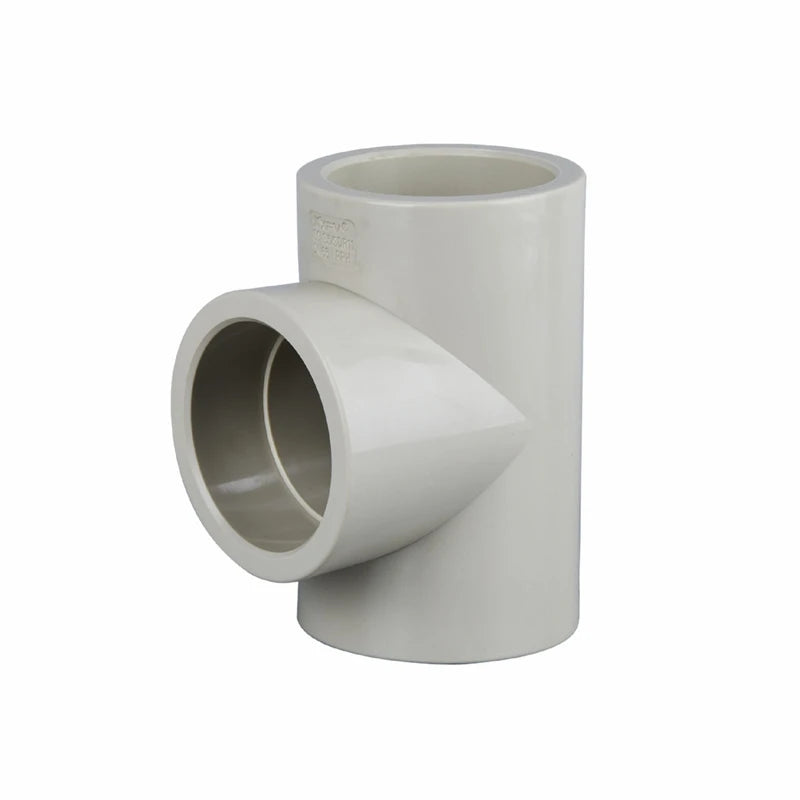 China High Quality pp Pipe Fittings DN150 to DN300 Plastic Tee Pph Pipe Fittings