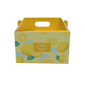 Luxury Corrugated  Paper Box Factory Wholesale Printed Cardboard Paper Box Cake Food Packaging Box with Handle