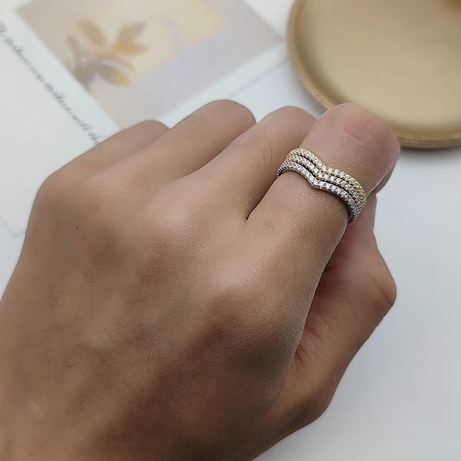 New Arrival Engagement Ring S925 Sterling Silver Wedding Ring 925 Silver Ring Women