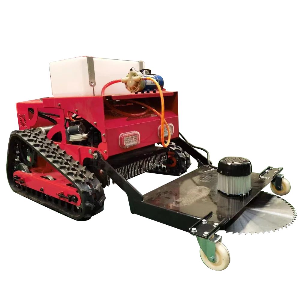 Chinese Wholesale Shandong TK Industrial DIY 196cc Cordless Gasoline Engine RC Lawnmower Robot