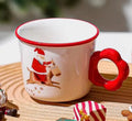 Newly Design Cute Cartoon Ceramic Mugs Creative Santa Claus Coffee Milk Tea Juice Office Cup for Christmas Gift