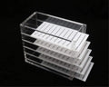 Empty Acrylic Eyelash Grafting Extension Supplies Storage Display Organizer Box Cases False Lashes Organizer Storage Box