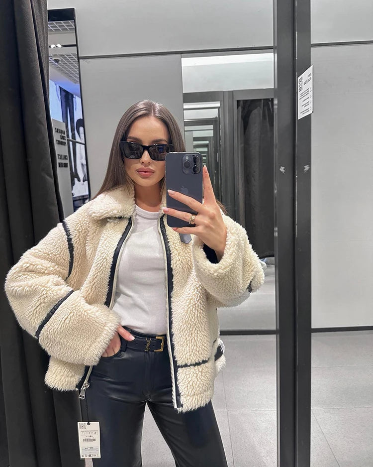 2026 Autumn Women Coats New Lamb Wool Jacket Coat Hot Sale Wholesale