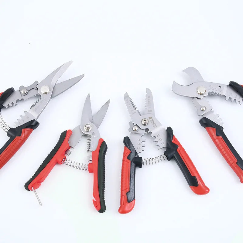 Industrial Grade Multifunctional Cable Cutter Stainless Steel 7inch Plier Tools Complete Set