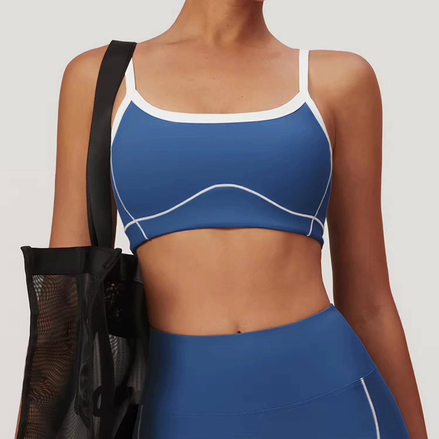 MAYYOUNG Summer Sports Bra for Adults Plus Size High Strength Tight Quick Drying Breathable Gym Fitness Bra Lightweight Yoga Bra