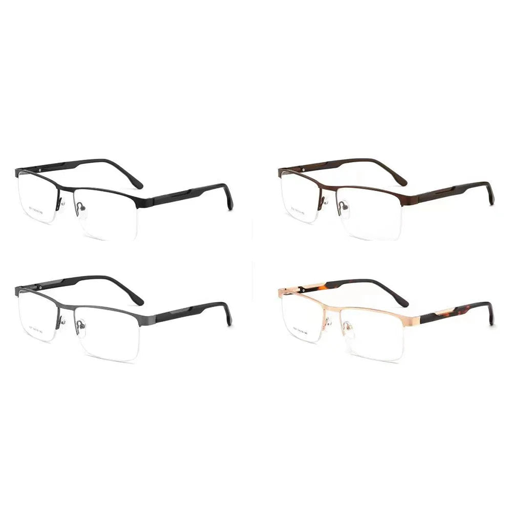 RDC007 Hot Sell Custom Half Frame Mixed Assorted Ready Stock Eyeglass Eyewear Metal Optical Frames