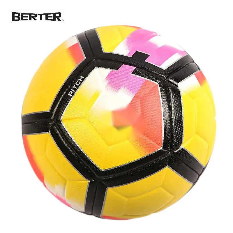Custom Club Football Manufacturer Direct Sales Promotional Hardwearing Adult  Soccer Ball Soft Leather Football