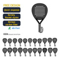 Melors Professional Tecnis Beach Padel Tennis Racket Wholesale Best Quality Fashion Face 3K Carbon Beach Tennis Racket