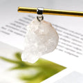Factory Direct Natural Crystal Geode Druzy Pendant Irregular Natural Quartz Original Crystal Pendant