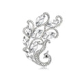 DR977 Fashion Peacock Brooch Women Rhinestone Brooch Jewelry Wholesale