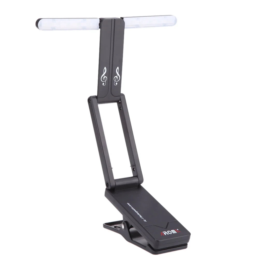 AL-1 Clip-on Rechargeable Music Stand Lamp for Piano LED Stage Light Universal Compact Portable USB Charge