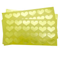 120pcs Per Pack Golden Love Sealing Sticker for Handmade Products Package Label