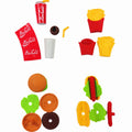 Nice Bread Cola Hot Dog French Fries Food Design Non-toxic Soft Rubber Eraser Gift for Kids School Office Supplies