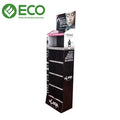 New Design Modern Eco-Friendly Foldable Printed Retail Store Cardboard Floor Display Rack for Cosmetics Perfume