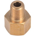 Brass Thread In-Line Spring Check Valve with 1/8" BSPT to 1/4" NPT Male Connectivity 3-Year Warranty Model Rt-143