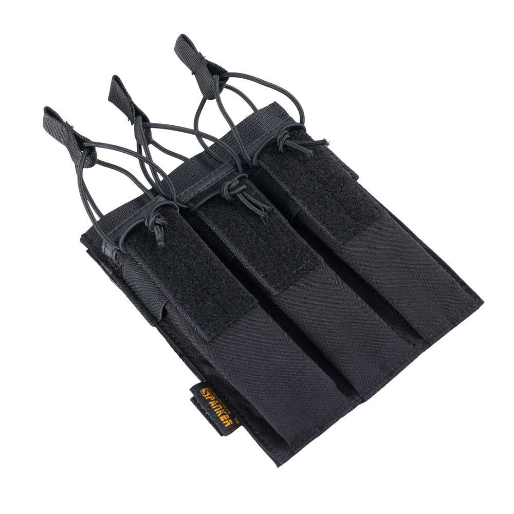 Convertible 500D Nylon Molle Tactical Triple Adjustable Magazine Pouch for Outdoor Hunting