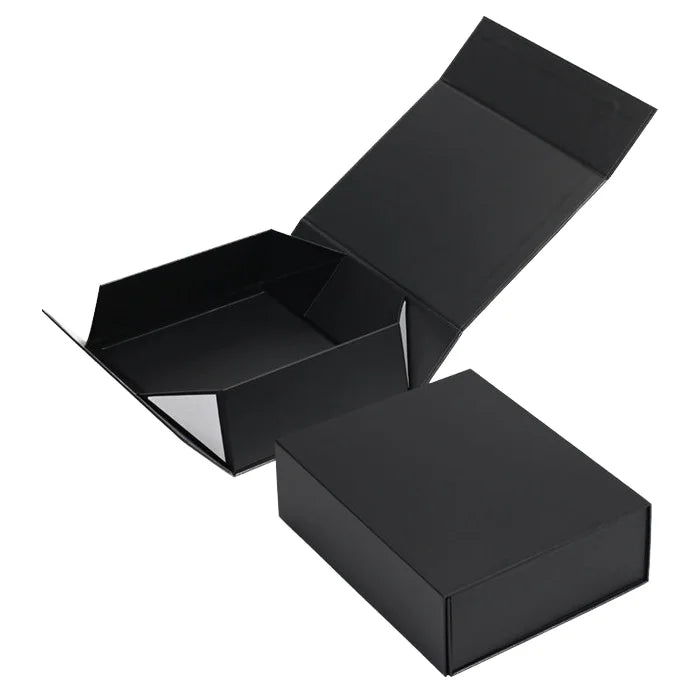 Wholesale Custom Luxury Rigid Paper Foldable Magnetic Gift Box Packaging with Ribbon