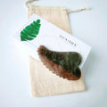 Huiying Face Slimming Spiky Heart Smoky Quartz Crystal Guasha Stone Board Body Scraping Massage Tool