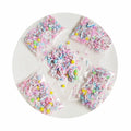 Resin Ball Mixed Polymer Hot Clay Sprinkles for Slime Rainbow Slices Decoration DIY Crafts Making Nail Arts Accessories