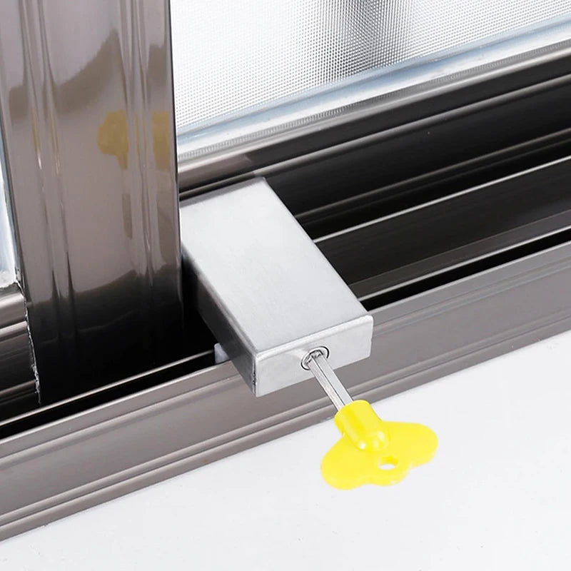 Safety Window Lock Stopper Sliding Window Stopper Sliding Window Lock With Key