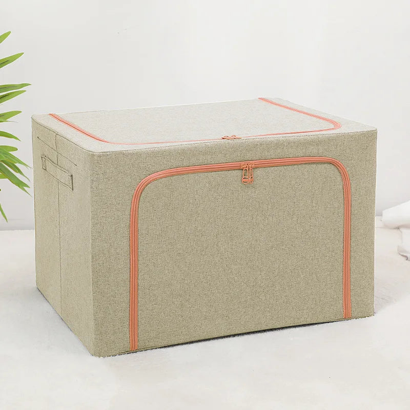 Factory Wholesale Waterproof Car Box Storage Folding Kids Toys Storage Box Frame Steel Storage Box