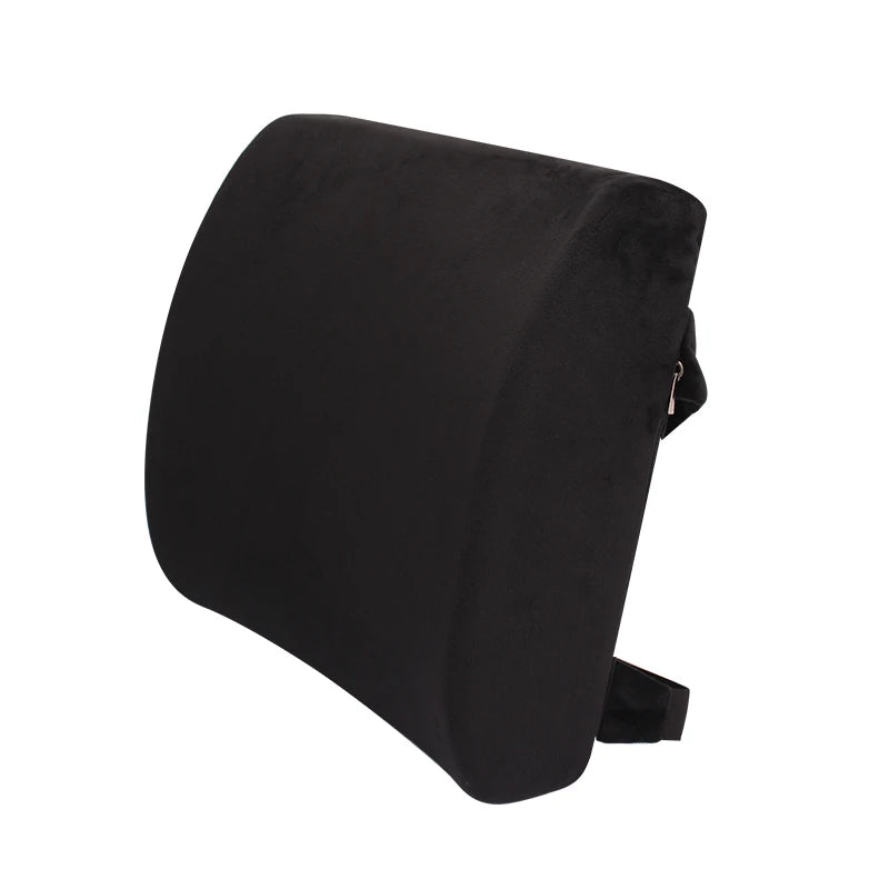 WJ-266 Multi-Use Comfort Memory Foam Lumbar Support Pillow for Office Desk Chair Car Seat Nursing Camping Hotel Sleeping