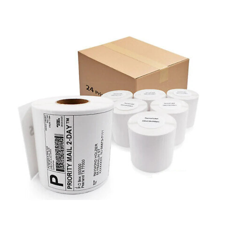 Custom Waterproof 4X6 Thermal Labels Glossy/Matte Finish for Skin Care Perfume Toothpaste Lipstick Lotion Mascara Packaging