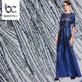 Best Sale Glitter Lace Fabric High Quality with Sequin for Wedding