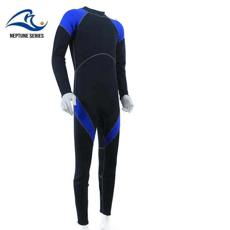 China Supply Back  Zip Keep Warm Men Commercial Diving Suit Open Cell 3mm 5mm Freediving Neoprene Diving Surfing  Wetsuit