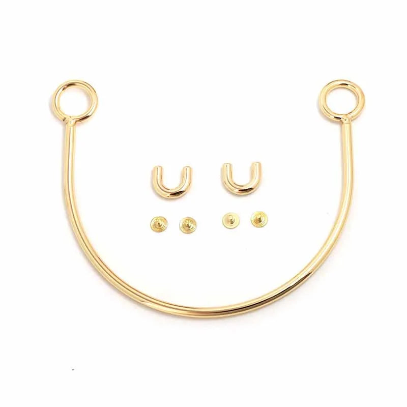 BC053 Bag Hardware Accessories Handbag Wallet Clips Clasp Decoration Arch Bridge U Shape Connector Buckle