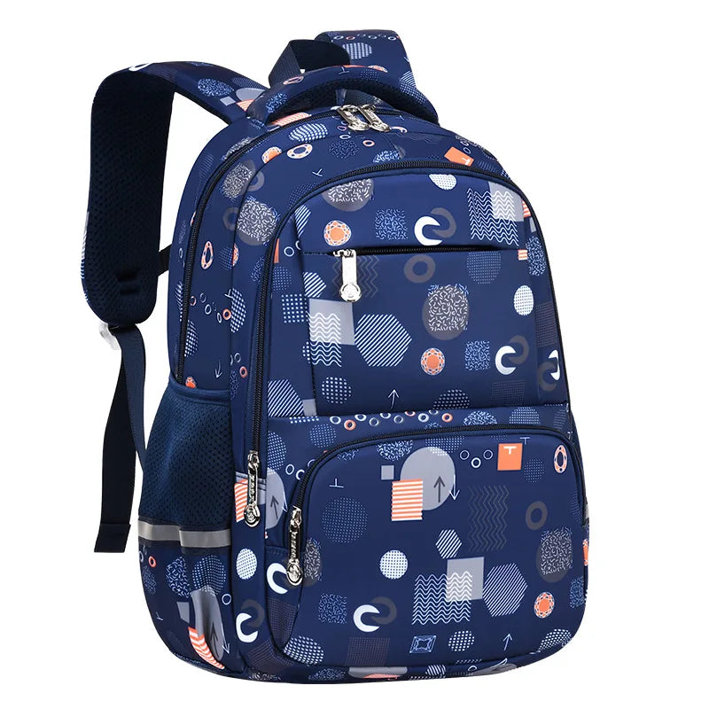 2022 New Comfortable and Lightweight Large Size Cartoon Student Schoolbag Nylon Lined for Boys and Girls