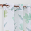 Colorful Floral Pattern Digital Printed Sheer Tulle Drapes for Home Living Room-Factory Wholesale Curtains & Valances
