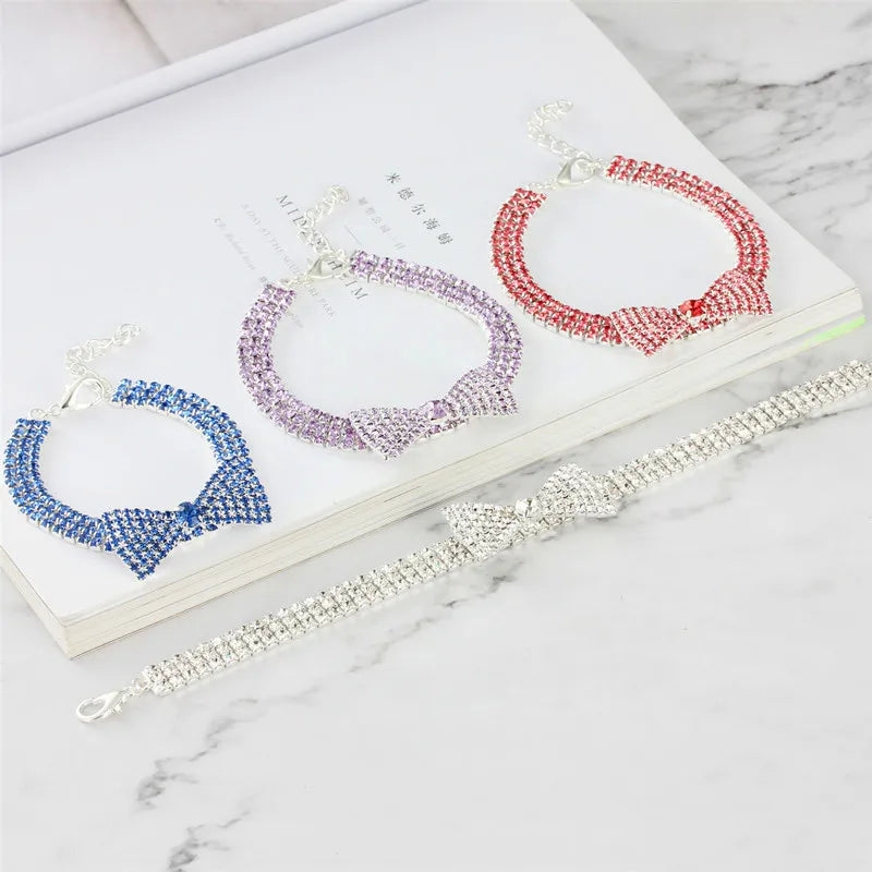 Wholesale Stocked Bling Bling Luxury Necklace for Dogs