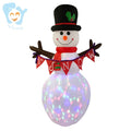 6ft Lighted Outdoor/Indoor Lawn Small Christmas Inflatable Snowman Polyester Blowing All the Time