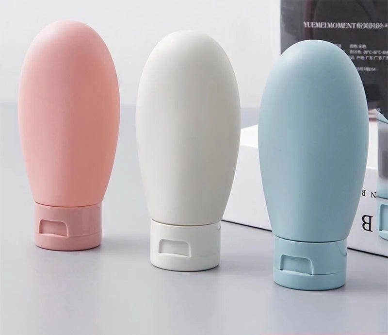 4Pcs 60ml Leak Proof Refillable Packing Liquid Container Empty Travel Containers for Travel Size Tubs Accessories