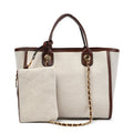 2026 New Designer Fashion 2 Pcs Handbags Sets Shoulder Crossbody Casual Trending Simple Hand Bags Women Tote Bag Canvas Bag