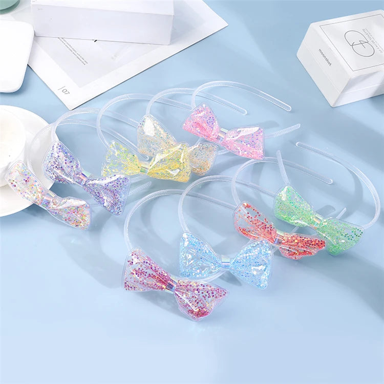Korean Version Bowknot Children's Hairbands Ins Cute Girls Hair Accessories Women