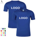 New Blank Men's T-shirts Polyester Sport T Shirt Blouses Tops Unisex Gym Dry  Plain Men's T-shirts Wholesale