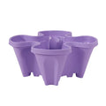 Wholesale 45*45*16cm 4 Petals Stackable Garden Vertical Planter Set Self Watering Tiers From Top Down Greenstalk Planter