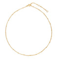 Gemnel Classic 925 Silver Saturn Chain Choker Satellite Chain Choker Bead Women Necklace