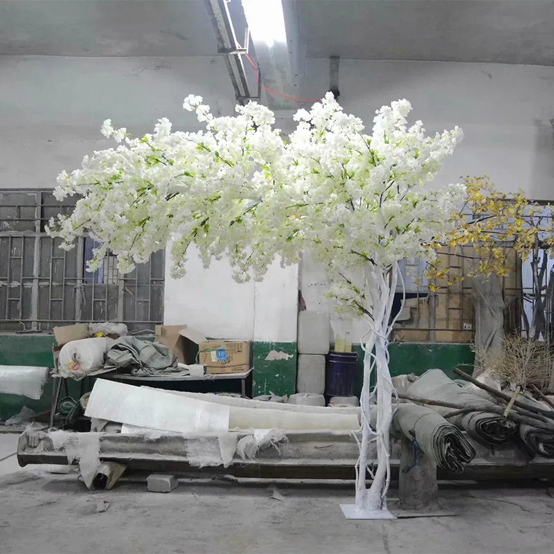 White Wedding Arched Decoration Tree Customized Tree Artificial Cherry Blossom Tree