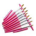 PINK Metal Handle Kolinsky Acrylic Nail Brush Nail Art Mink Brush Do Acrylic Nail