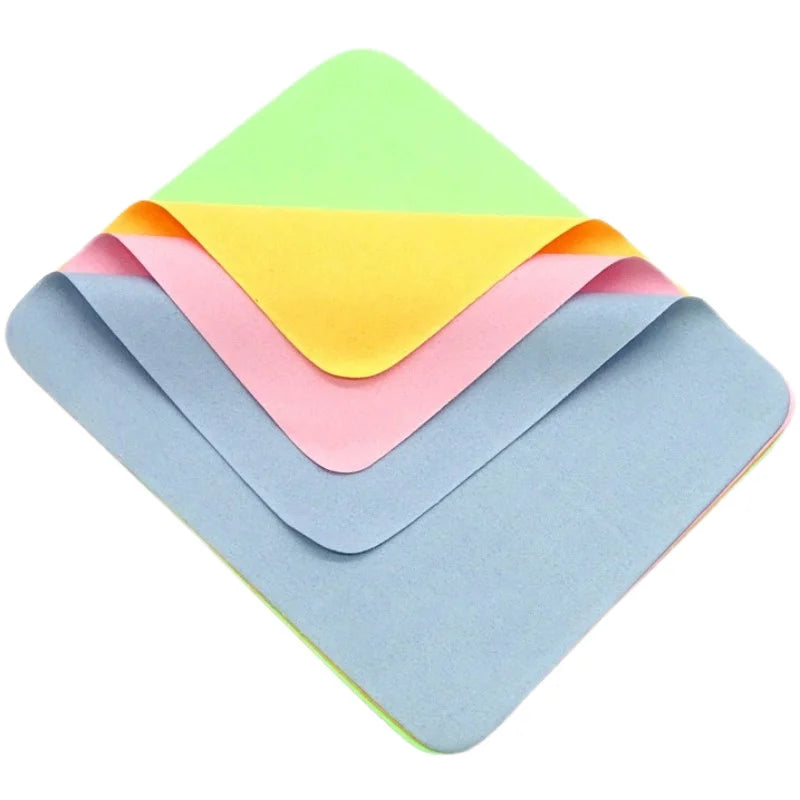 Wholesale Lens Cleaning Cloth Custom Logo Microfiber Glasses Cleaning Cloth Eco-friendly Silk Fabric