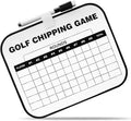 Factory Golf Game Players Write Keep Score Erasable Golf Scorecard Board