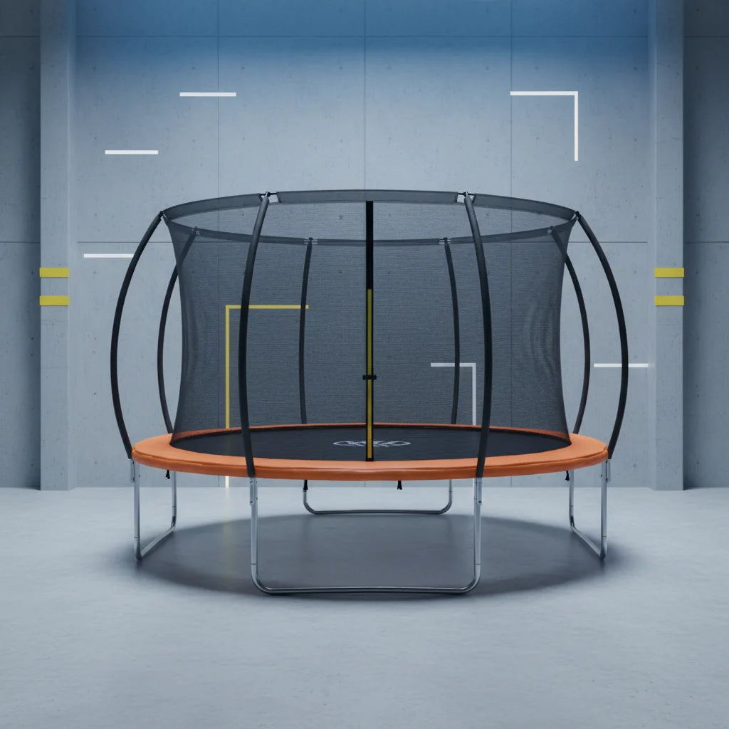2026 Hot Sale Factory Direct  Outdoor and Indoor Fitness Equipment 12ft Round Jumping Trampoline with Safety Net