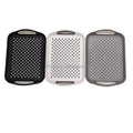 Fast Food Serving Tray Nonslip Plastic Food Serving Tray for Restaurant Non slip Fast Food Serving Black Tray for Burger