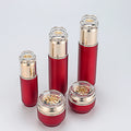 Luxury Eco-Friendly 100ml Glass Spray Jars 50ml Empty Cream Bottles 30g Model Number Set Custom Logo Cosmetic Glass Bottle Set